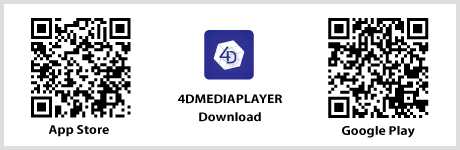 QR code for 4DMEDIAPLAYER for smartphones